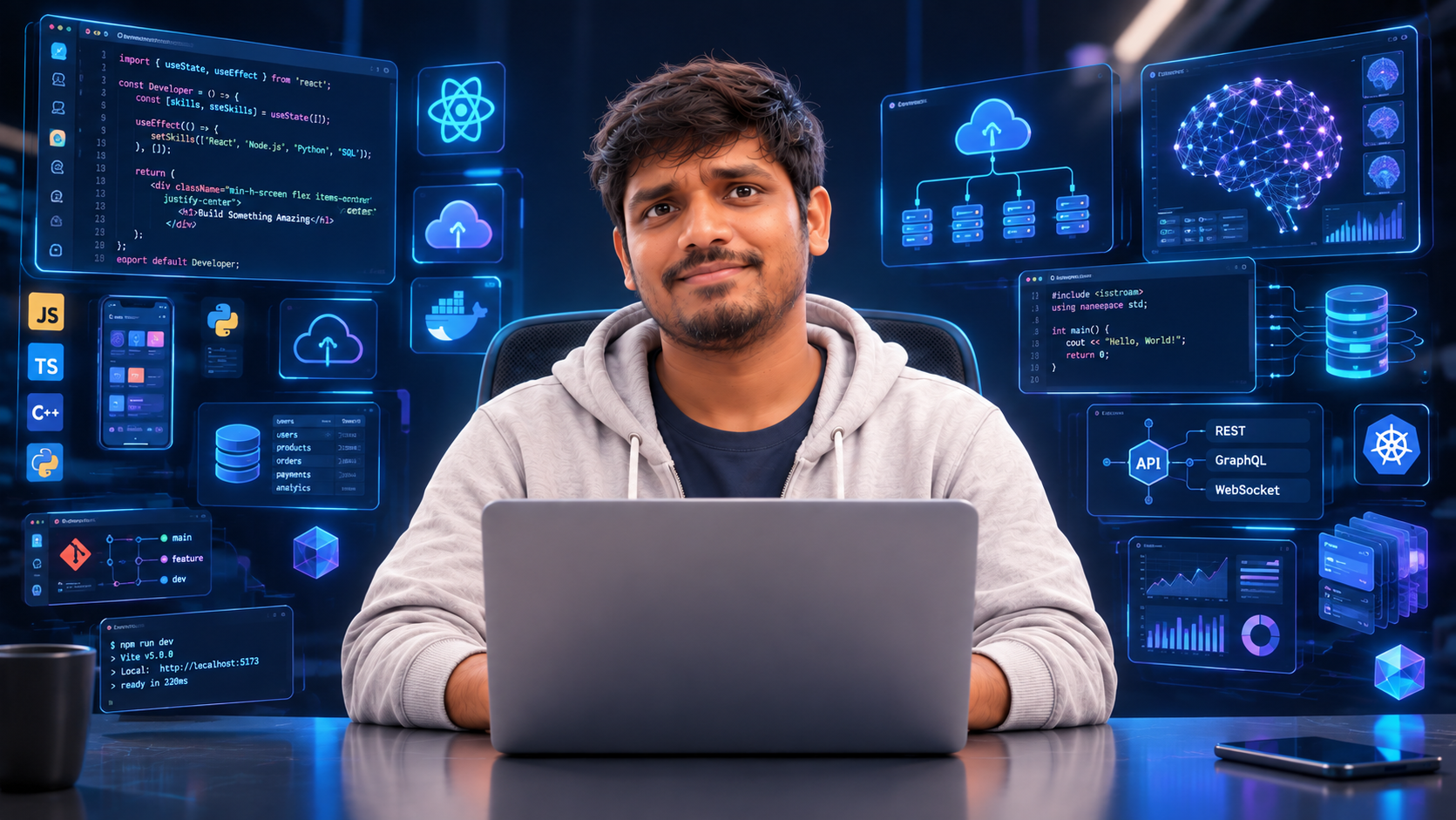 Eagle Web Solutions — full stack of modern development tools and dashboards